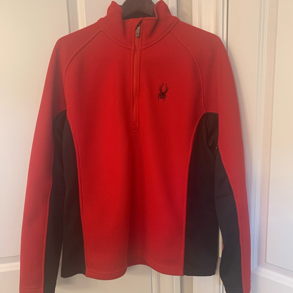 Large Red Spyder Core Sweater